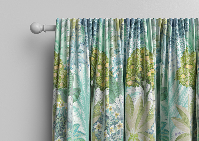 Kolkata Velvet, Spring Mist - Made to Measure Curtain - Image 10